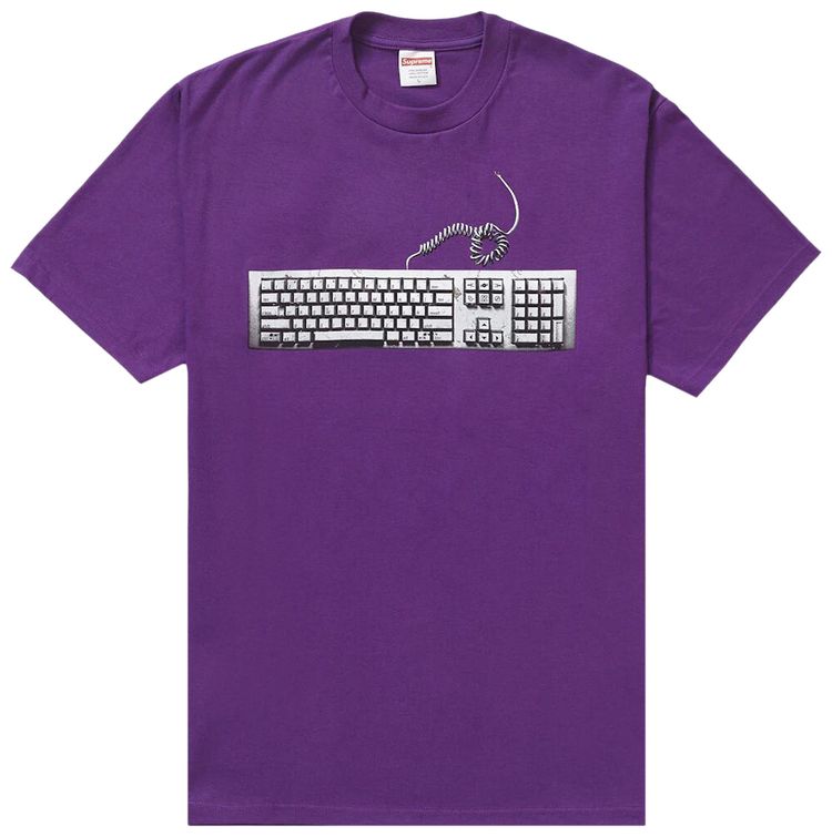Supreme Keyboard Tee Purple