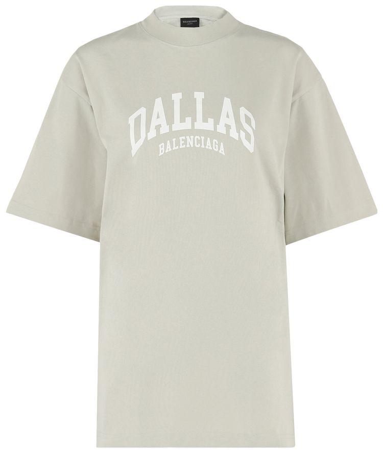 Balenciaga Cities Short Sleeve T Shirt ShellWhite