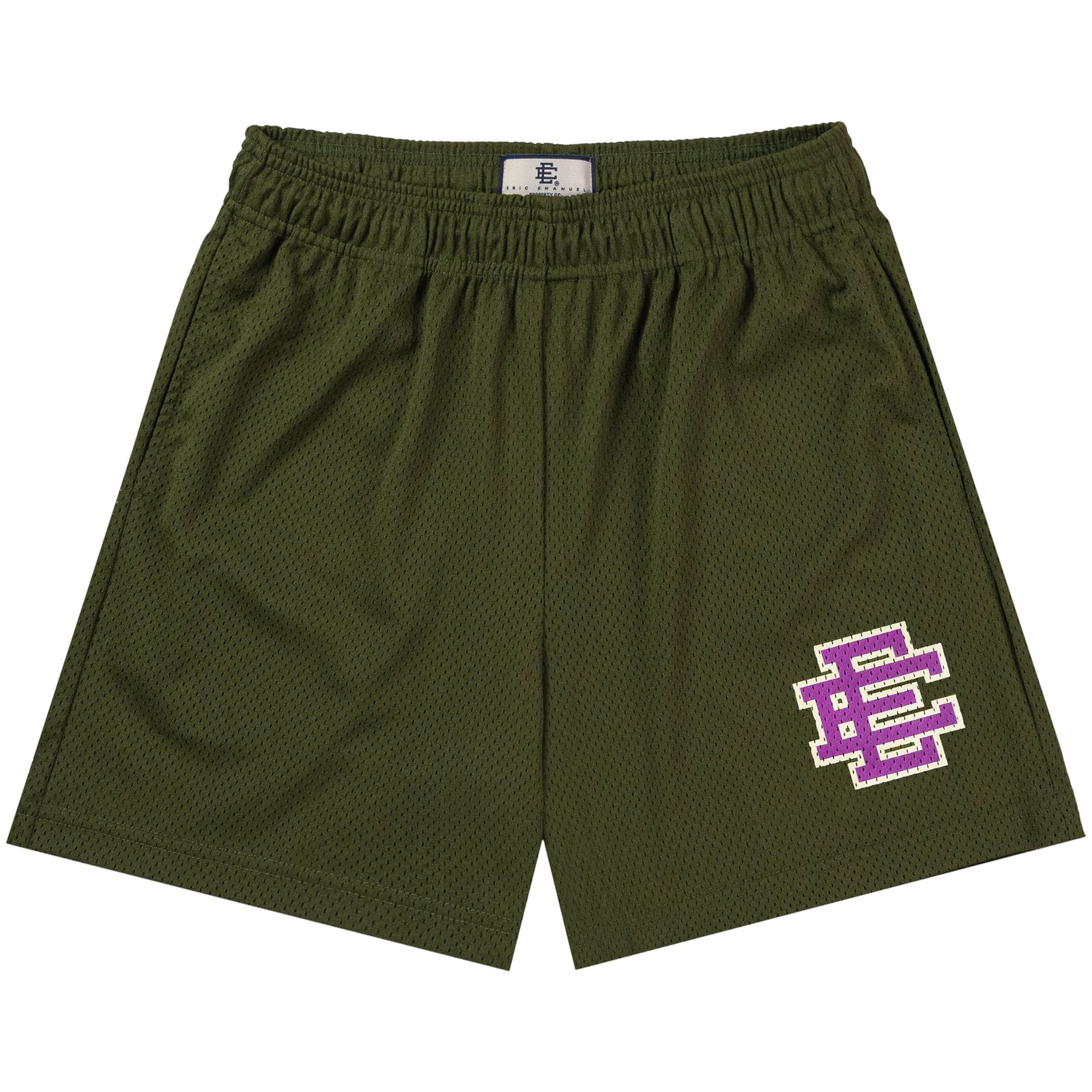 Buy Eric Emanuel EE Basic Short 'Chive Green/Purple' - EESU25MS27