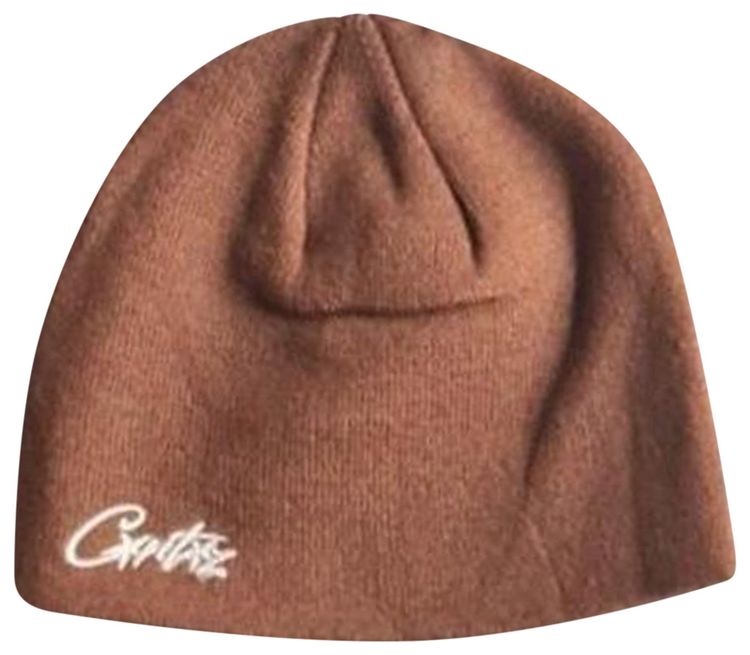 Corteiz Skully Beanie Brown