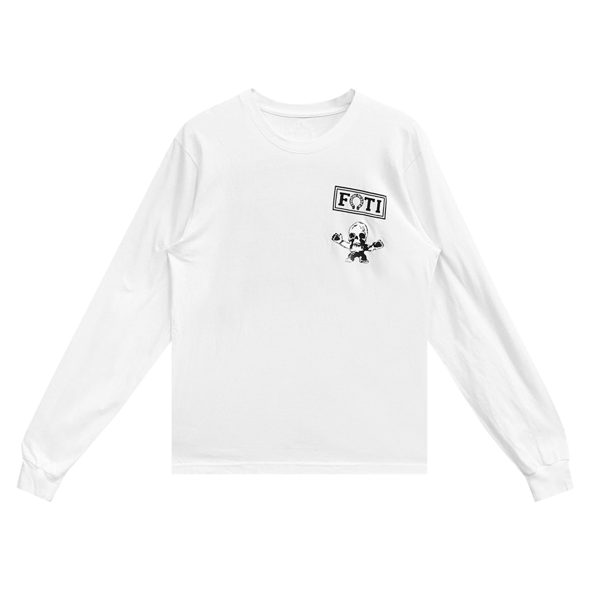 Buy Chrome Hearts Foti Long-Sleeve Shirt 'White' - 408053447WHT | GOAT