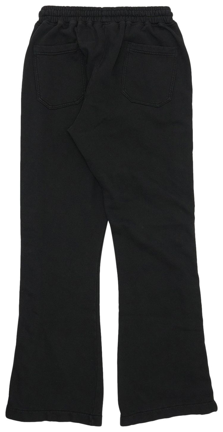 Hellstar Mirror Face Snap Sweatpants Black