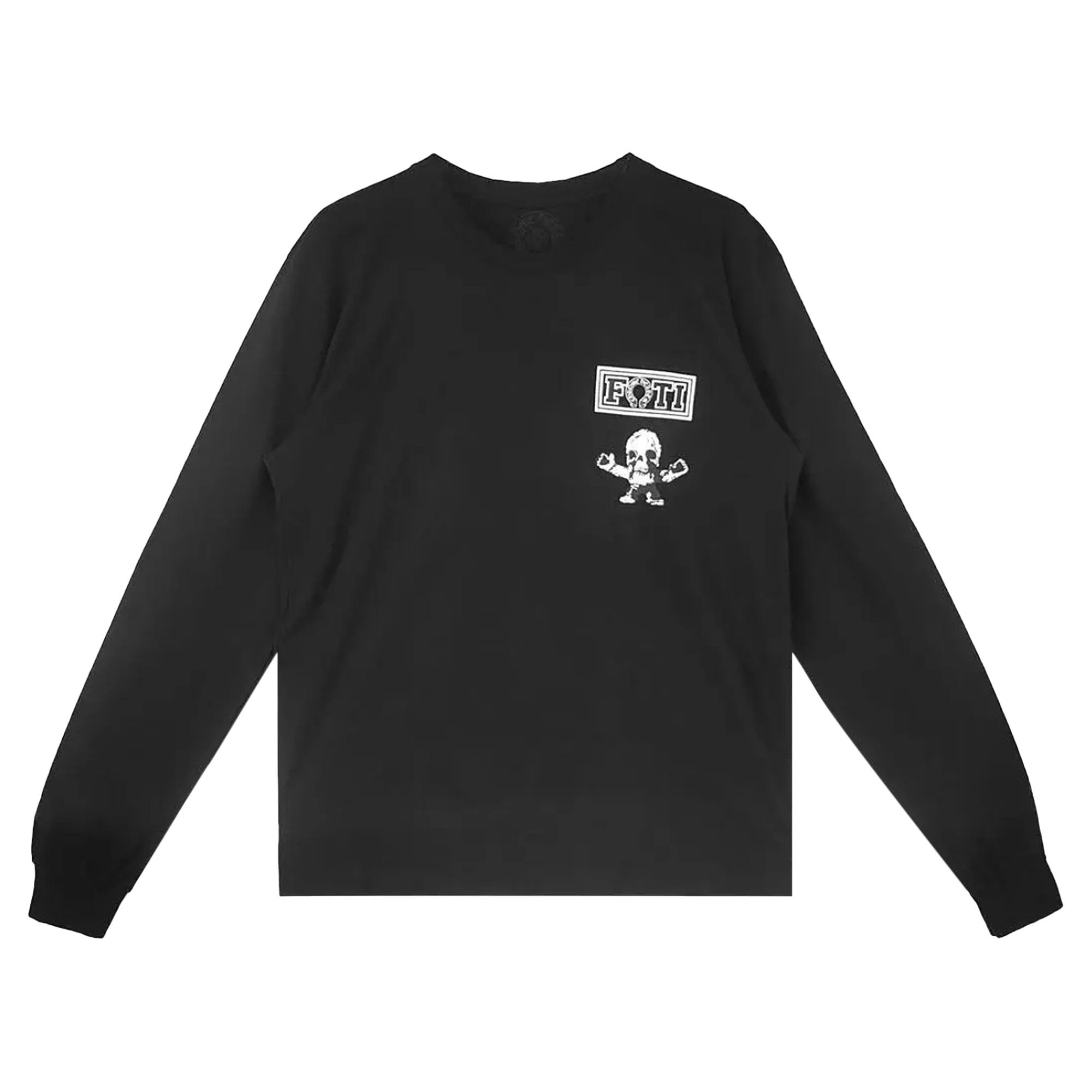 old chrome hearts foti スカル ガイコツ ロンt クロム Buy Chrome Hearts Foti Long-Sleeve Shirt 'Black' - 01383