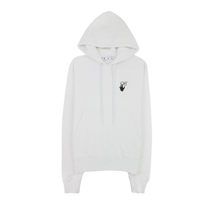 Off White Bubble Arrow Skate Hoodie White