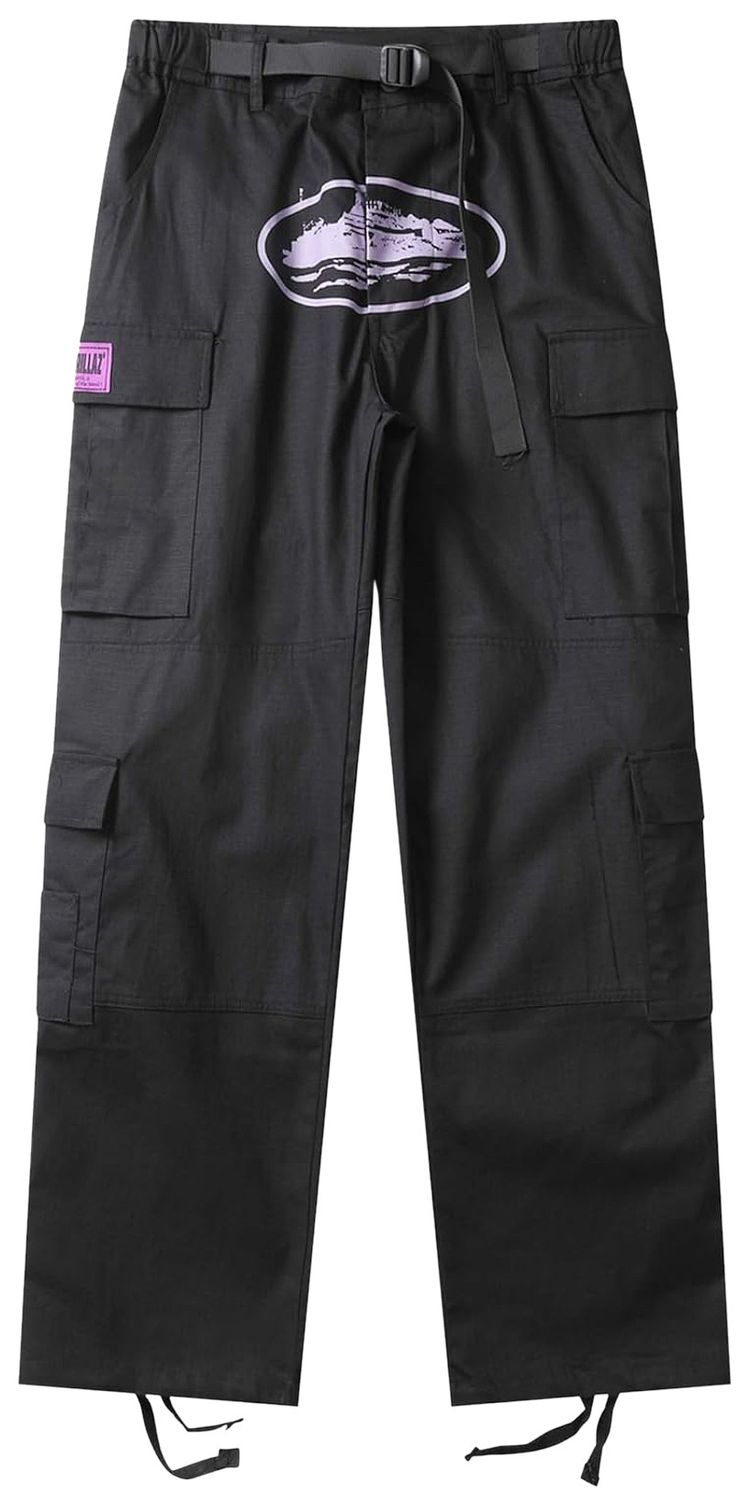 Corteiz Guerillaz Cargo Pant Black