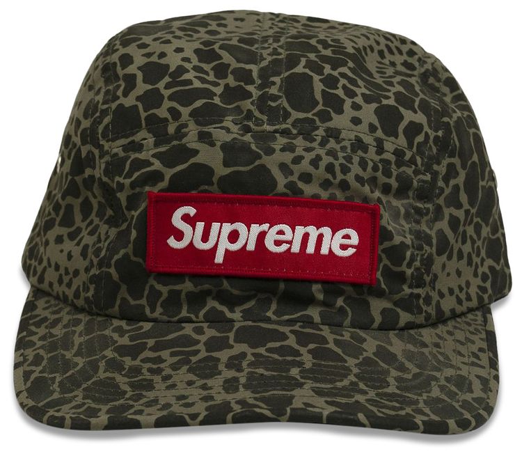 Supreme Giraffe Camo Camp 5 Panel Hat Giraffe