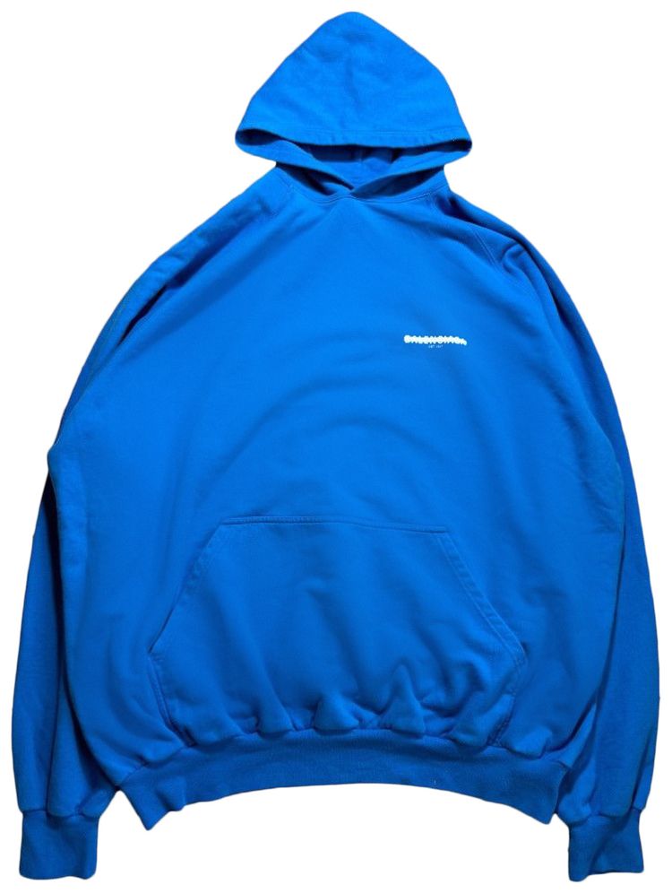 Balenciaga Strike 1917 Hoodie Blue