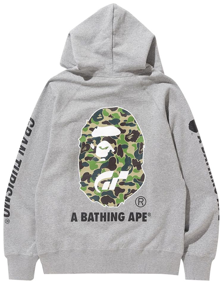 BAPE x UNDEFEATED x Gran Turismo Hoodie Grey