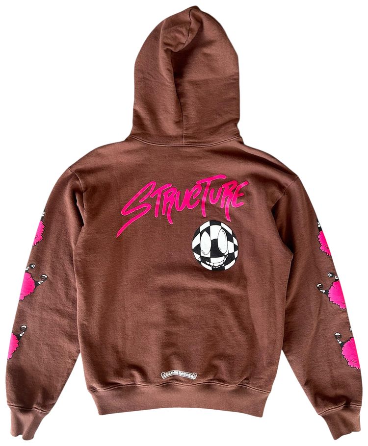 Chrome Hearts x Matty Boy Brown Structure Hoodie Brown