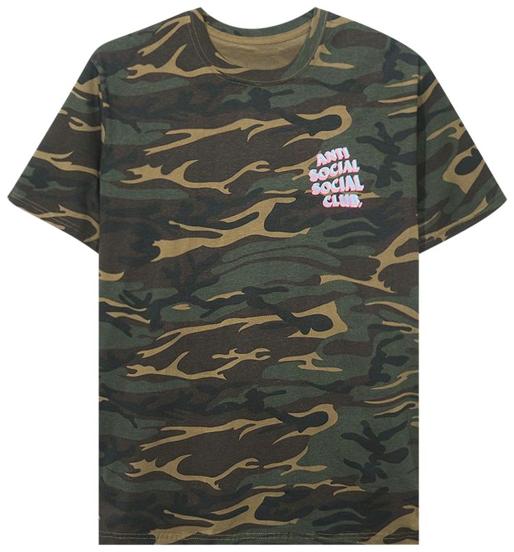 Anti Social Social Club Popcorn Tee Camo