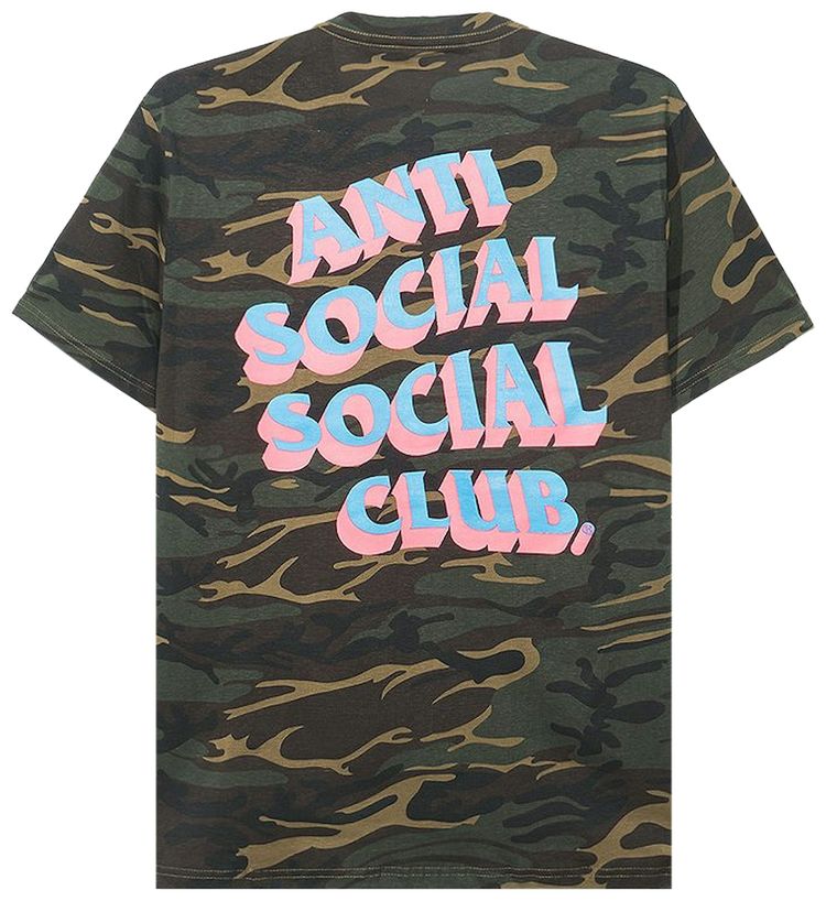 Anti Social Social Club Popcorn Tee Camo