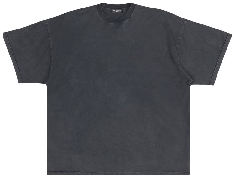 Balenciaga Strike 1917 Print Tee Vintage Black