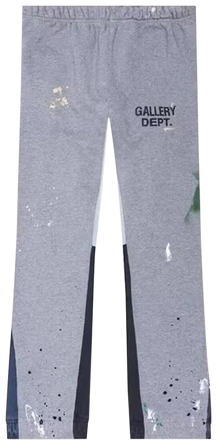 Eric Emanuel Painted Flare Sweat Pants Heathered Grey
