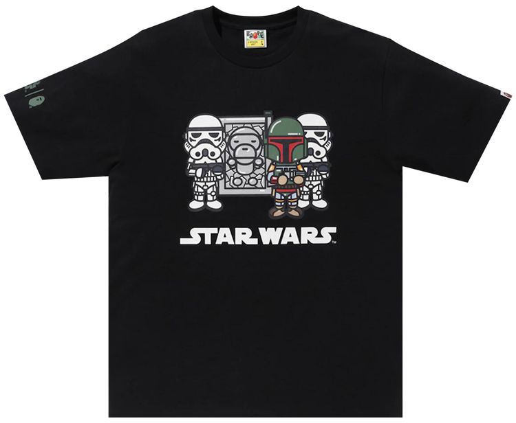 BAPE x Star Wars Baby Milo Carbonite Tee Black