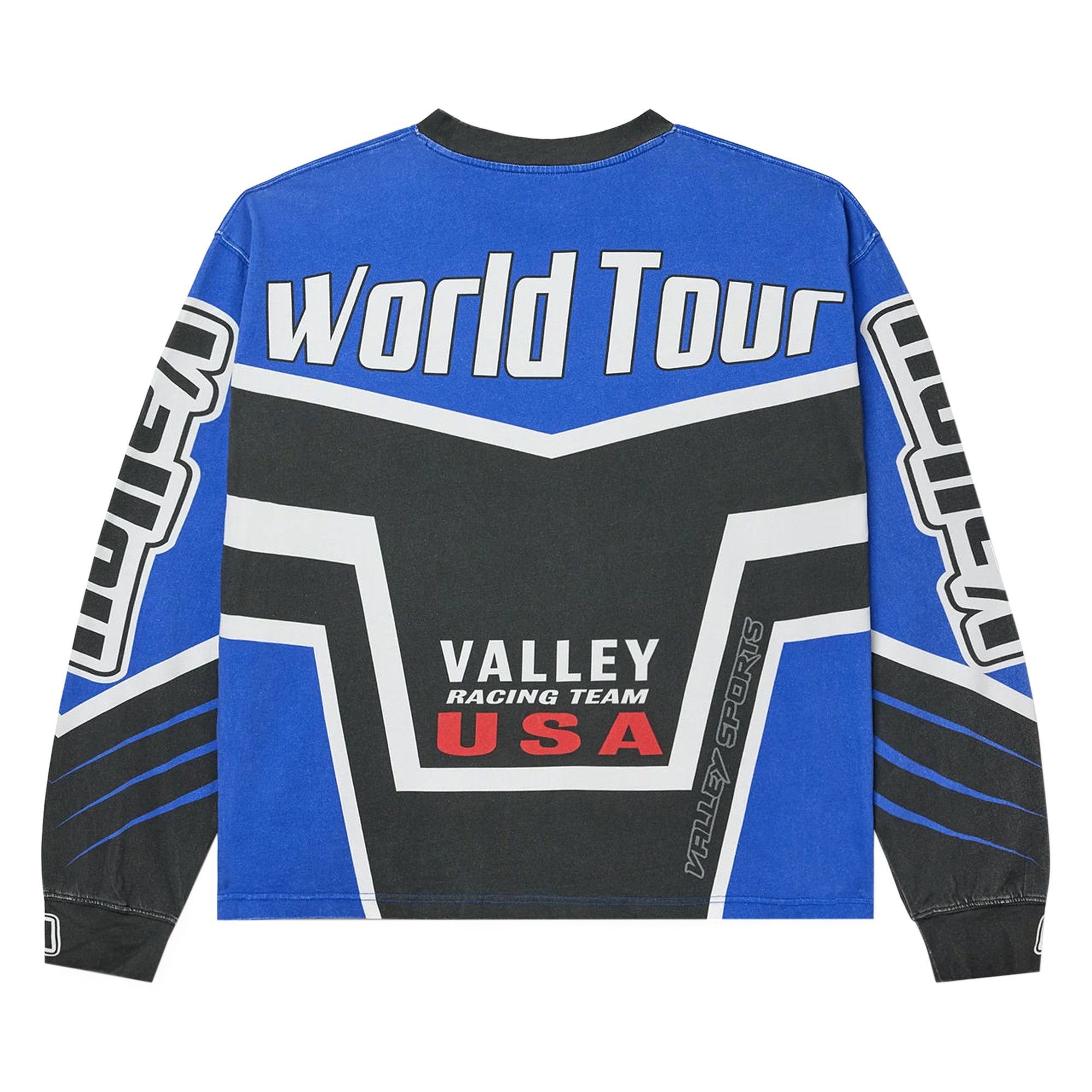 Buy Vale Forever Motocroxxx Long-Sleeve T-Shirt 'Blue' - 11451