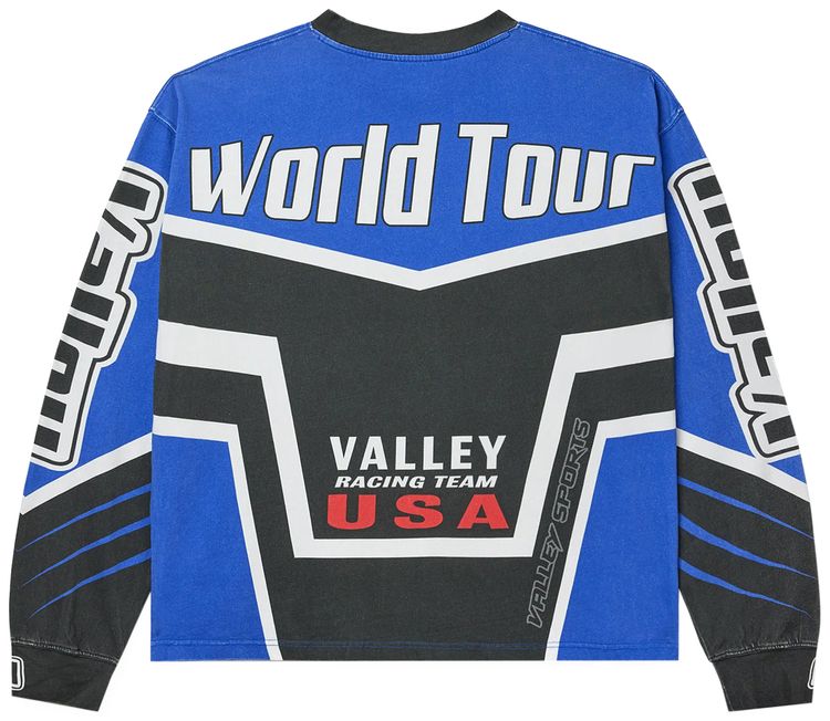 Vale Forever Motocroxxx Long Sleeve T Shirt Blue