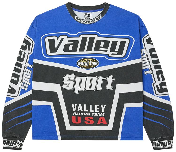 Vale Forever Motocroxxx Long Sleeve T Shirt Blue