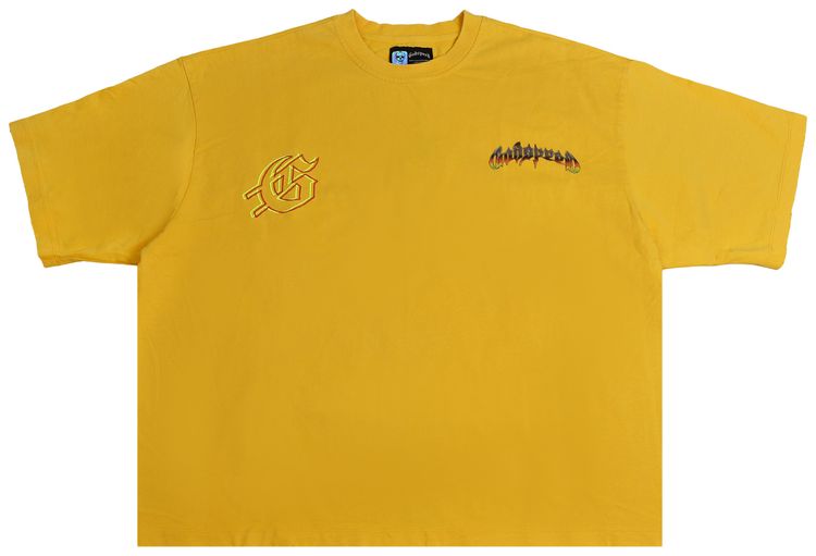 Godspeed Biker Nation Tee Mustard Yellow