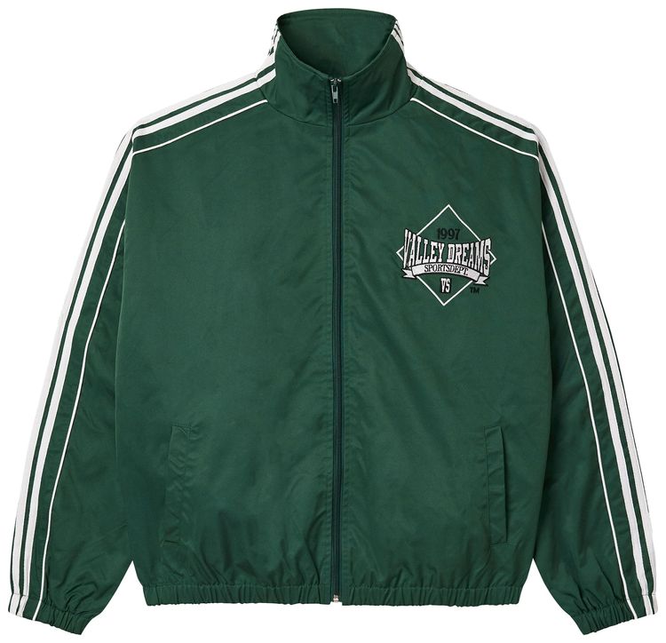 Vale Forever Stripe Track Jacket Green