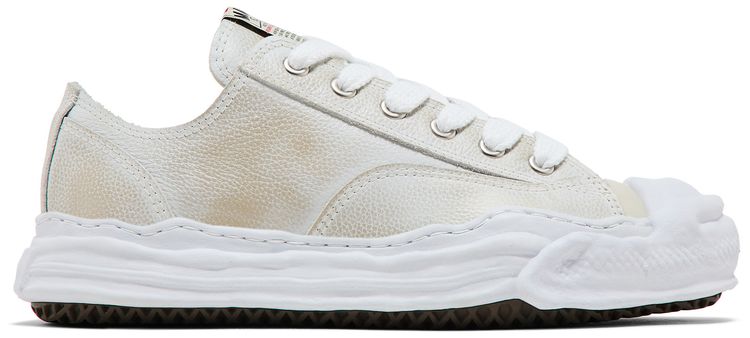 Maison Mihara Yasuhiro Hank OG Sole Brushed Shrink Leather Low White