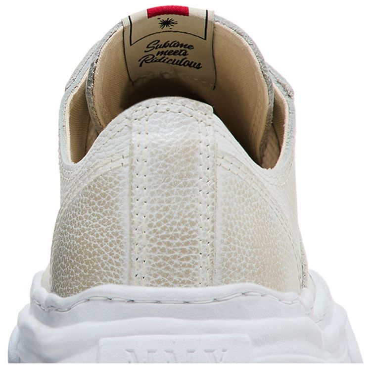 Maison Mihara Yasuhiro Hank OG Sole Brushed Shrink Leather Low White