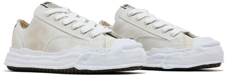 Maison Mihara Yasuhiro Hank OG Sole Brushed Shrink Leather Low White