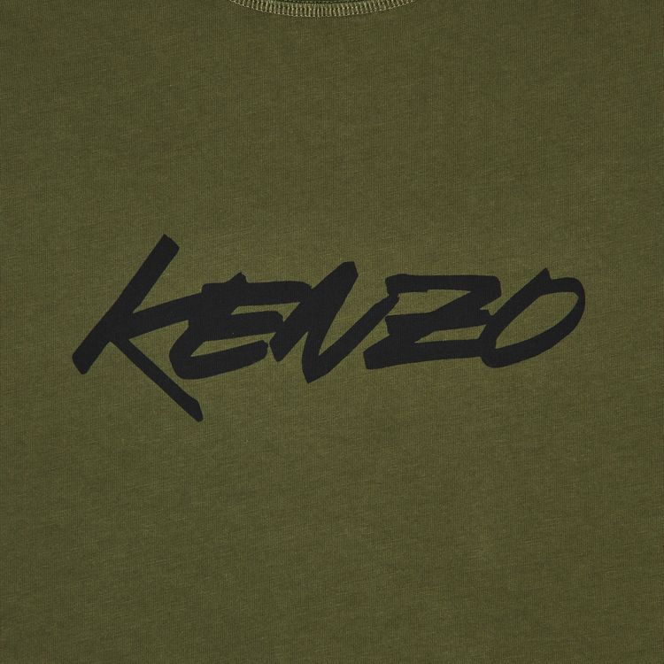 Kenzo Gots Futura Classic T Shirt Khaki