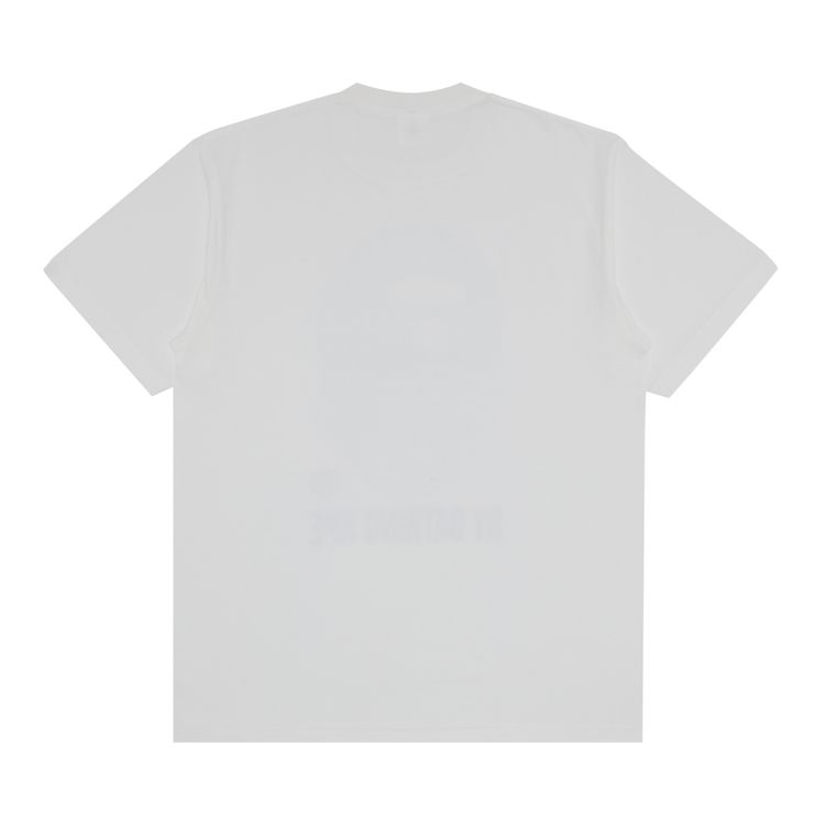 BAPE Bleach Check By Bathing Ape Tee White