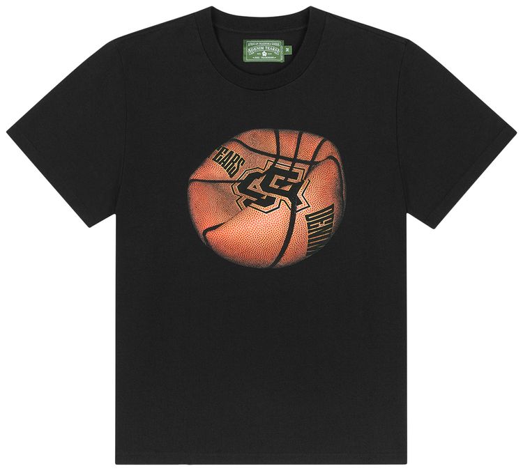 Denim Tears Deflated Basketball Tee Black