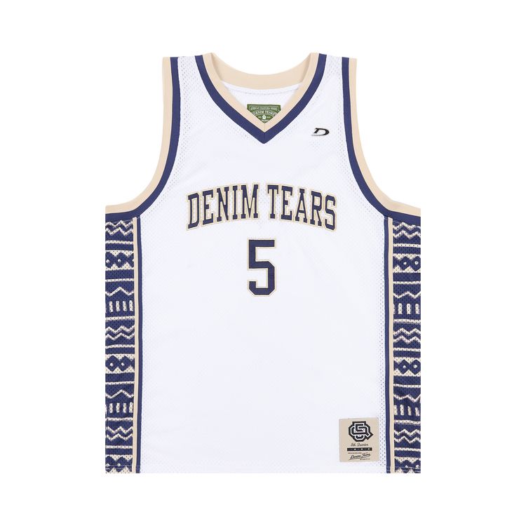 Denim Tears Game Jersey White