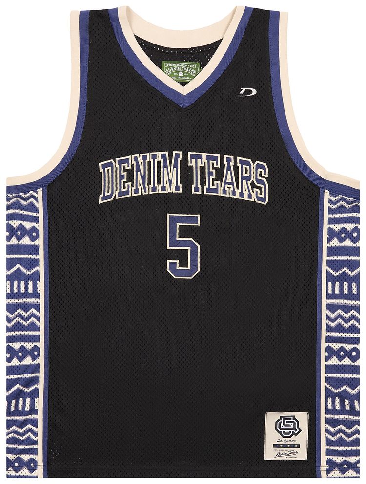 Denim Tears Game Jersey Black