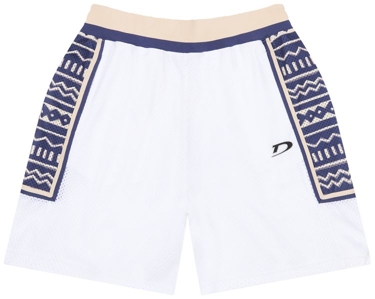 Denim Tears Game Shorts White