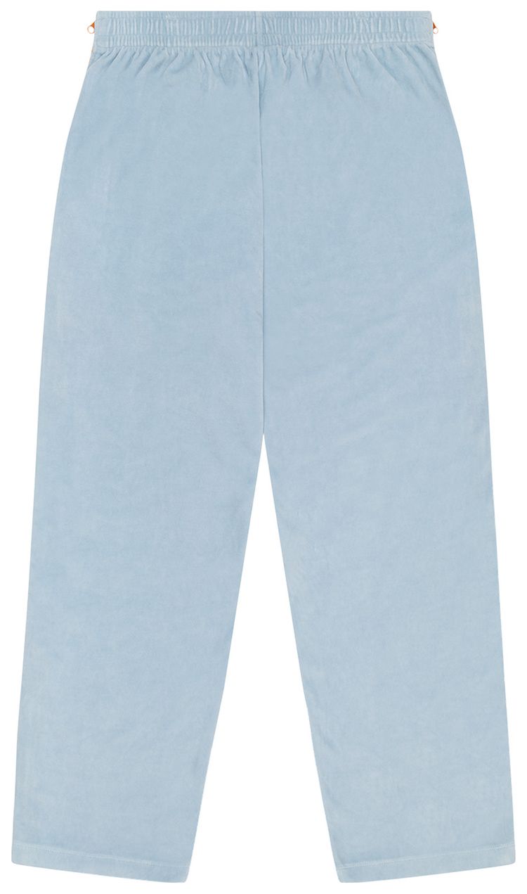 Denim Tears Velour Warmup Track Pants Light Blue
