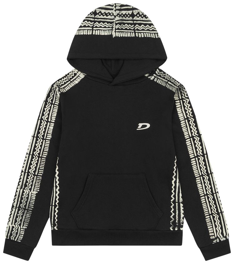 Denim Tears Mudcloth Hoodie Black