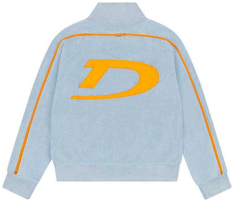 Denim Tears Velour Warmup Jacket Light Blue