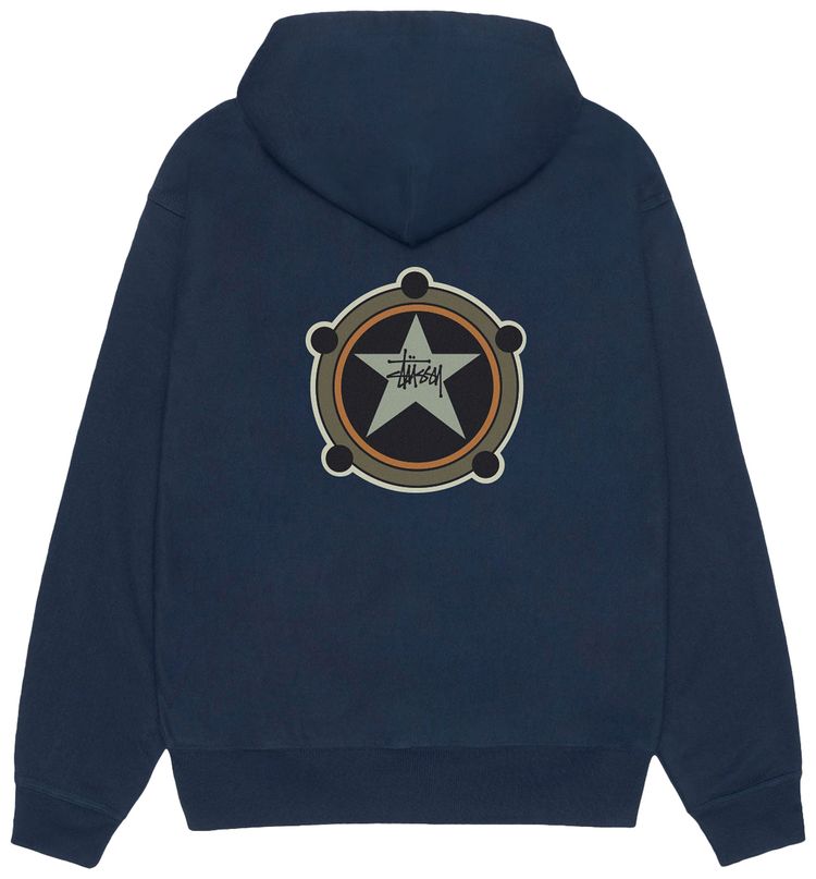 Stussy Ranger Zip Hoodie Navy