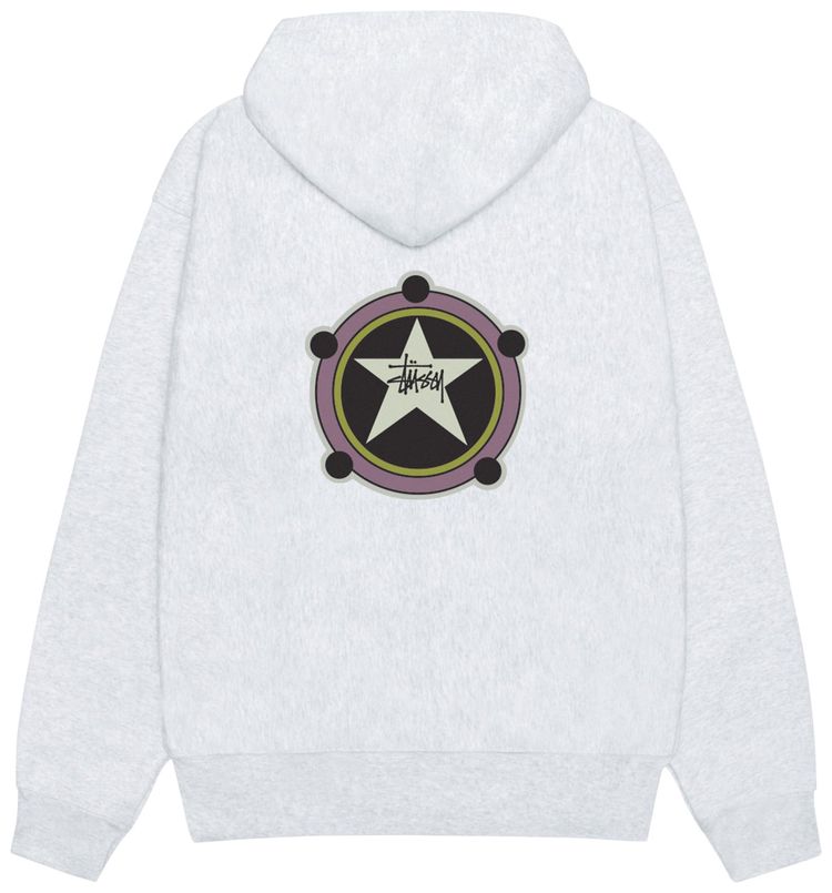 Stussy Ranger Zip Hoodie Ash Heather