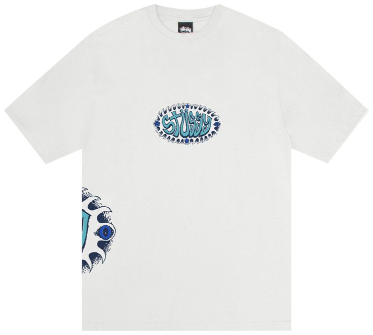 Stussy Wave Oval Tee Pigment Dyed Natural