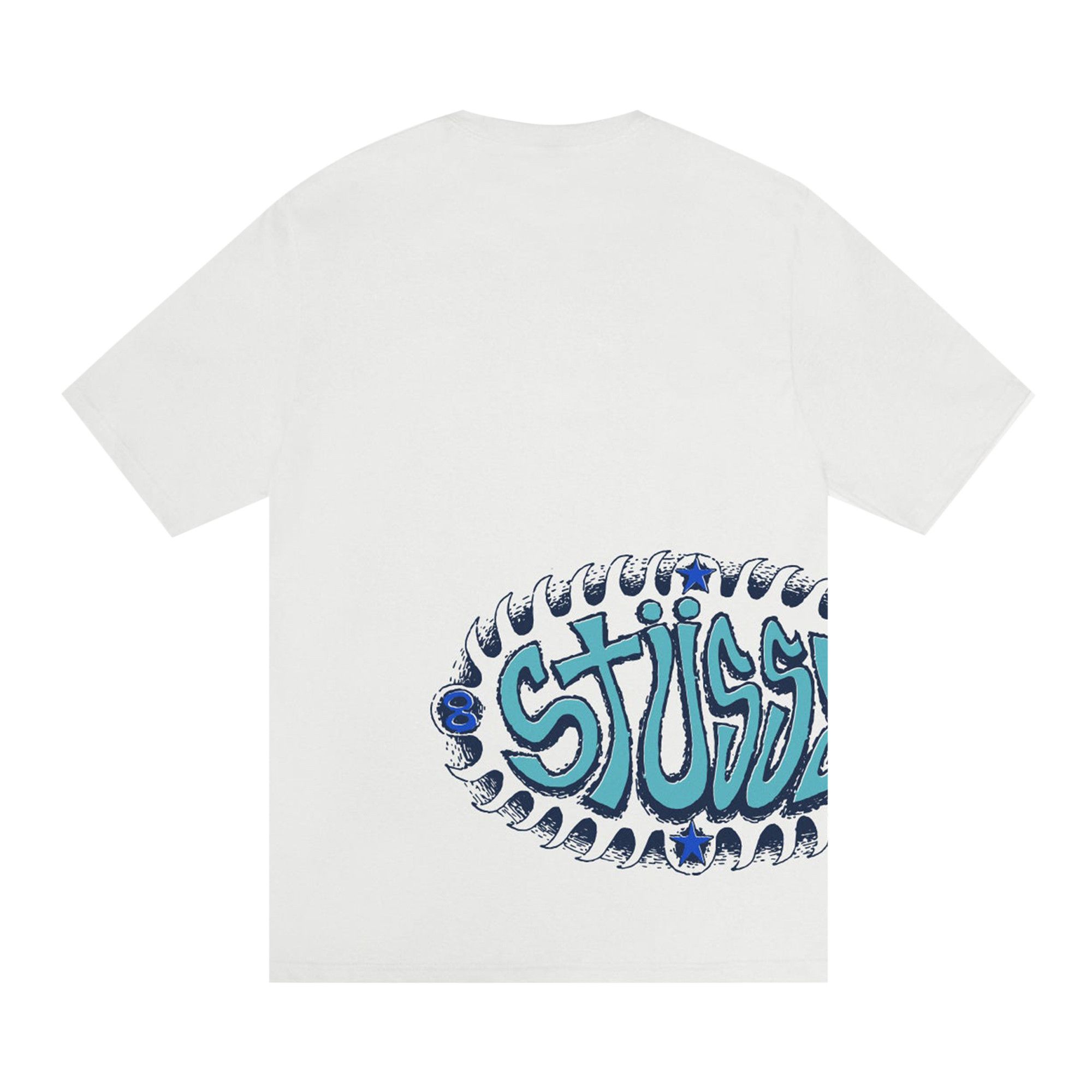 Buy Stussy Wave Oval Tee Pigment Dyed 'Natural' - 1905155 NATU | GOAT