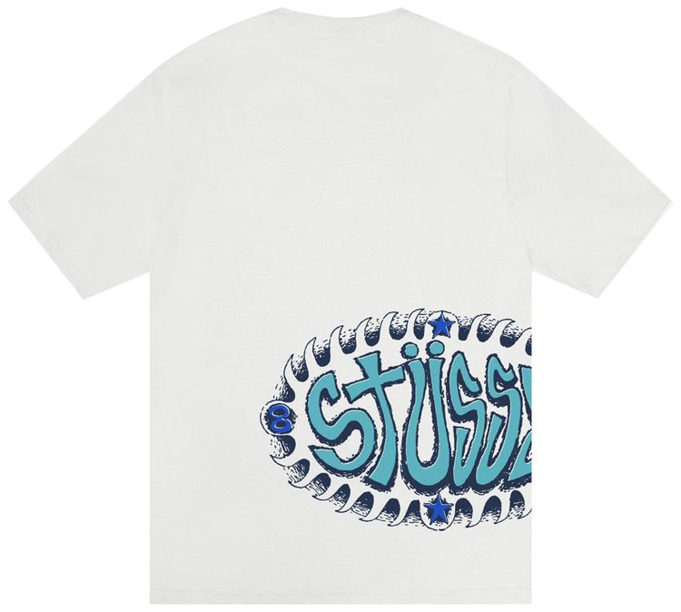 Stussy Wave Oval Tee Pigment Dyed Natural