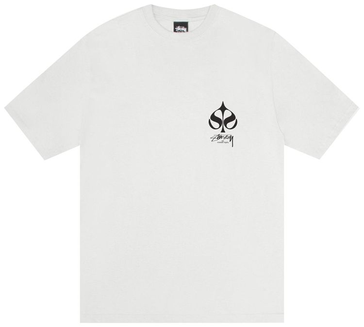 Stussy Spade Tee Pigment Dyed Natural