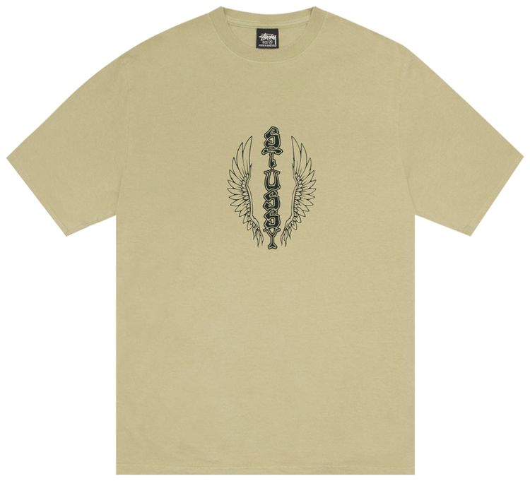 Stussy Wes Wings Tee Pigment Dyed Elm