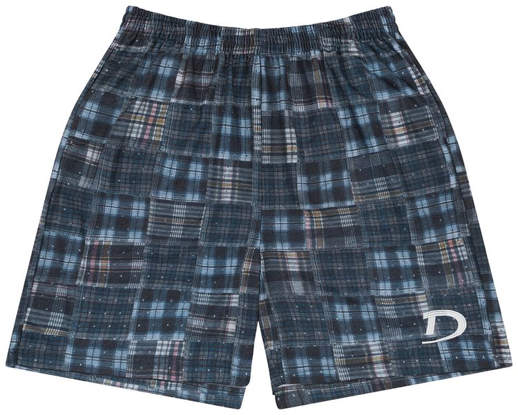 Denim Tears Madras Practice Shorts Blue
