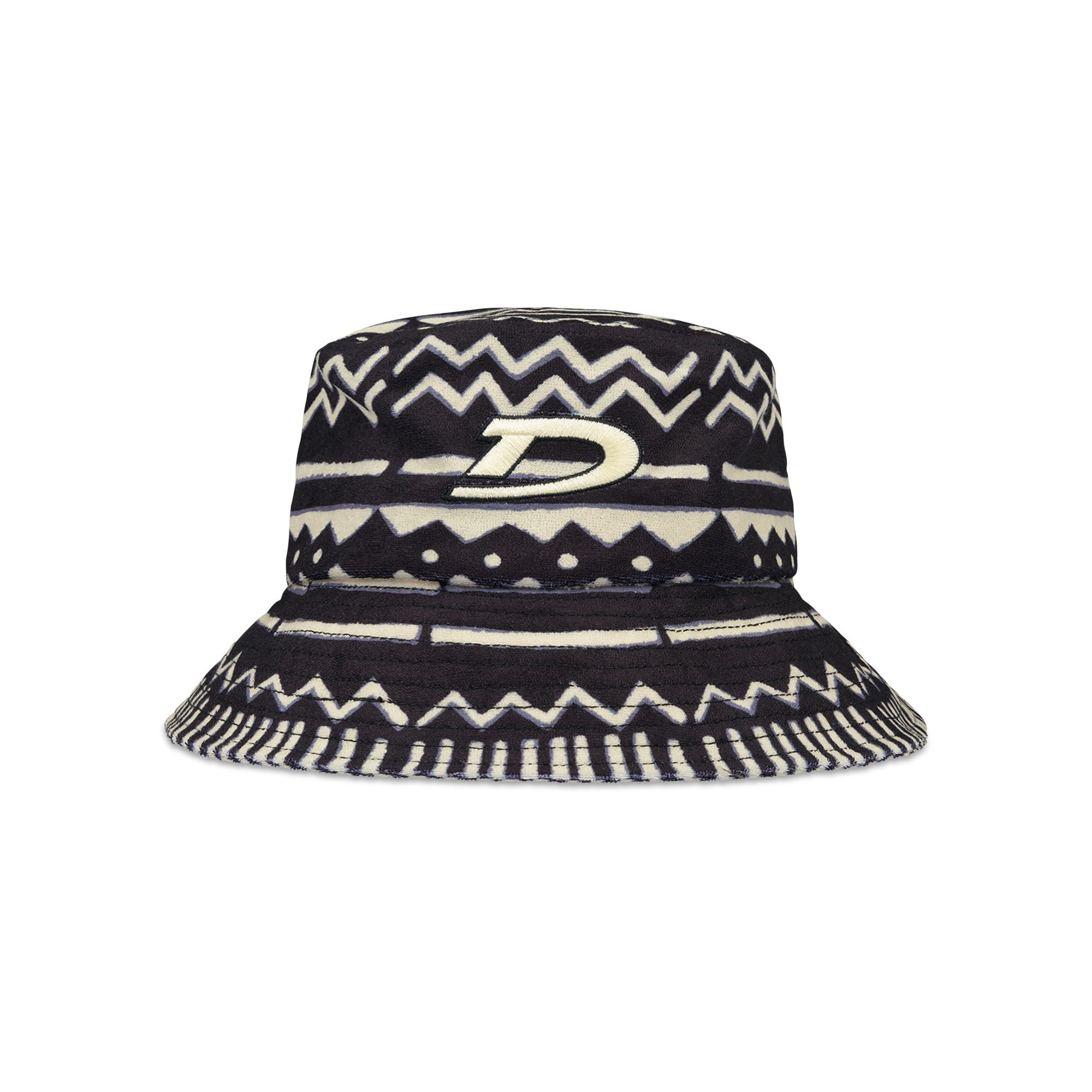 Buy Denim Tears Mudcloth Bucket Hat 'Blue' - 05650