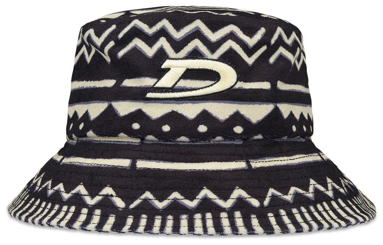 Denim Tears Mudcloth Bucket Hat Blue