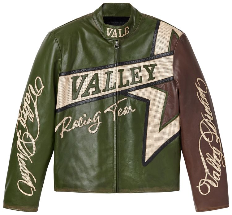 Vale Forever Beef And Broccoli Motocroxxx Jacket GreenBrown
