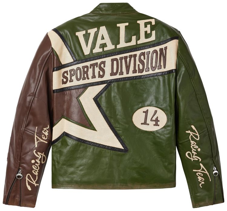 Vale Forever Beef And Broccoli Motocroxxx Jacket GreenBrown