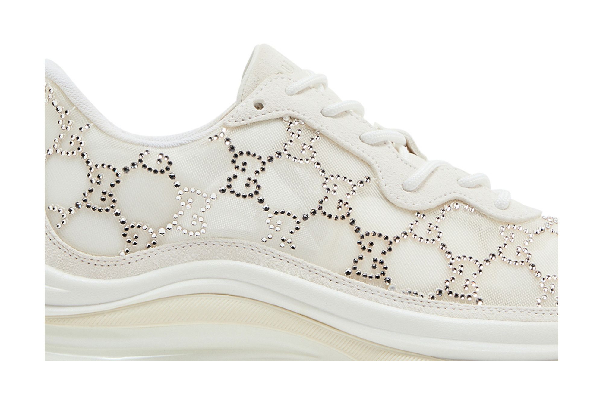 Buy Gucci Wmns Run Sneaker 'GG Crystal - White' - 758088
