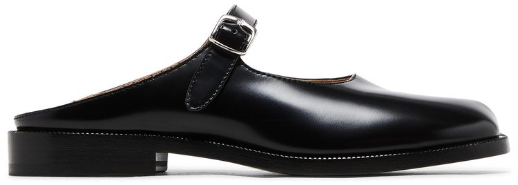Maison Margiela Wmns Tabi City Loafer Buckled Mule Black
