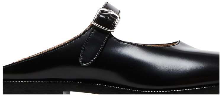 Maison Margiela Wmns Tabi City Loafer Buckled Mule Black